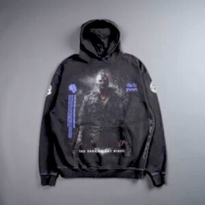 Darc Sport Rise Again V2 Pierce Hoodie in Wolf Gray